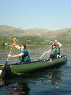 Siver DofE canoe practice